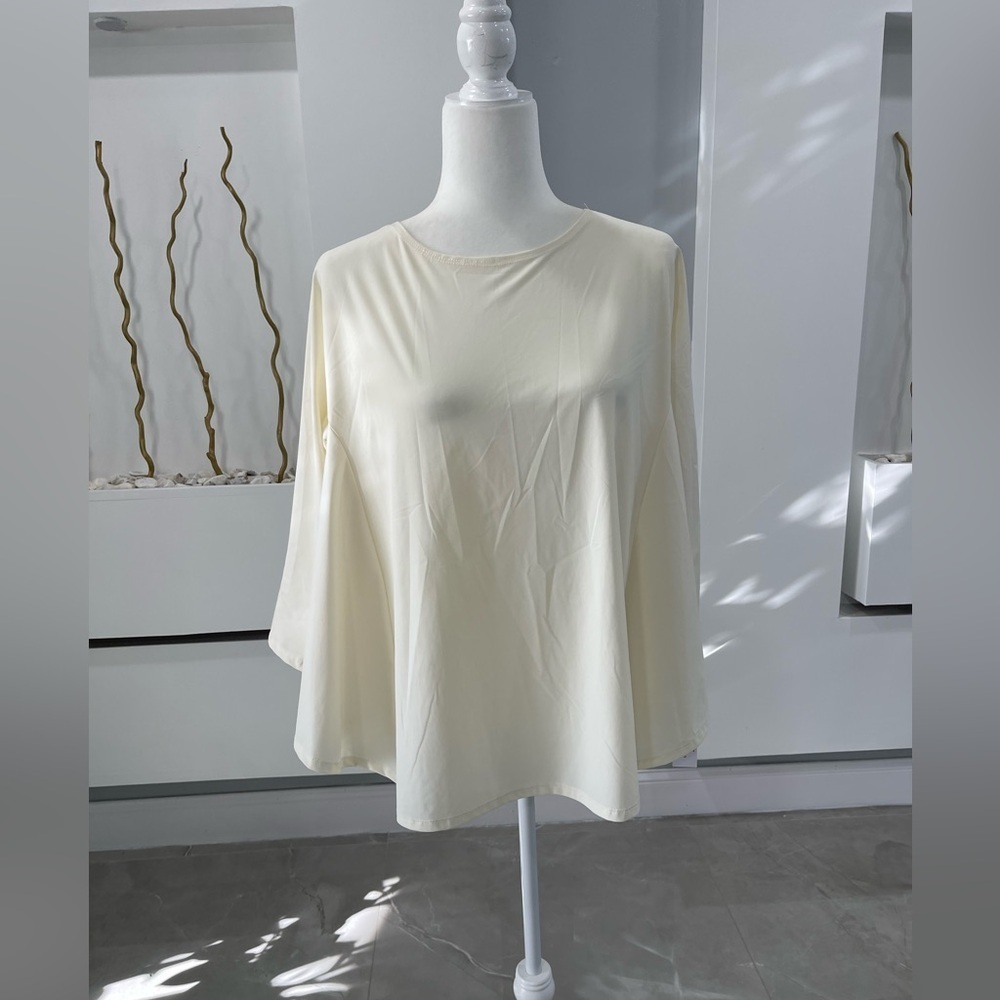 IC COLLECTION Cream Women's Top